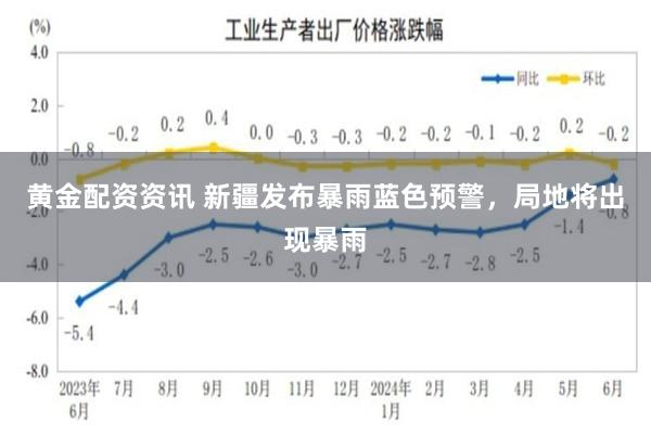 黄金配资资讯 新疆发布暴雨蓝色预警，局地将出现暴雨