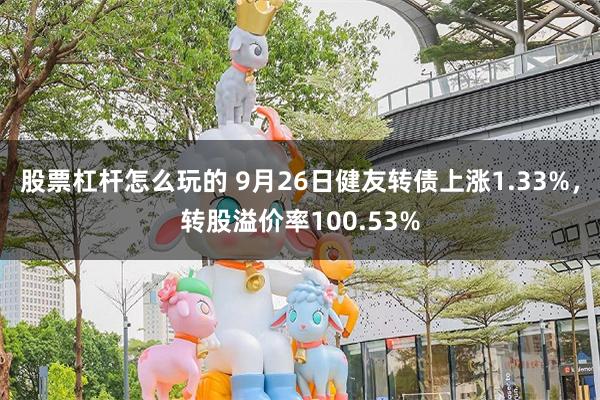 股票杠杆怎么玩的 9月26日健友转债上涨1.33%，转股溢价率100.53%