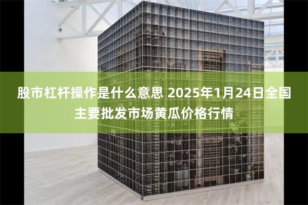 股市杠杆操作是什么意思 2025年1月24日全国主要批发市场黄瓜价格行情